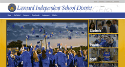 Desktop Screenshot of leonardisd.net